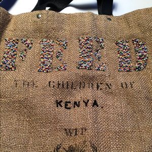 Authentic Feed tote bag.